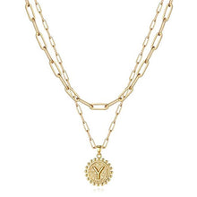 Load image into Gallery viewer, Gold Initial Necklaces for Women
