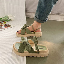 Load image into Gallery viewer, Elegant Bow Sandals with Platform Soles for Women

