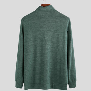 Long Sleeve Turtleneck Oversized Knit Sweater