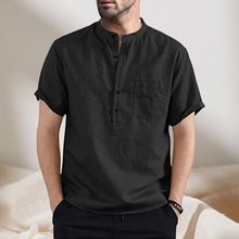 Load image into Gallery viewer, Men Cotton Button Shirt with Pocket
