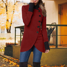 Load image into Gallery viewer, Slant-open Wind-blocking Button Jacket
