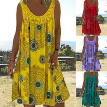 Load image into Gallery viewer, Women&#39;s Digital Printing Sexy Suspenders Loose Lace Casual Dress
