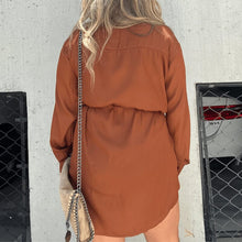 Load image into Gallery viewer, Women&#39;s Solid Color Long Sleeve Shirt Suit
