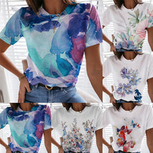 Load image into Gallery viewer, Women&#39;s Clothing Casual Loose Short-sleeved Top
