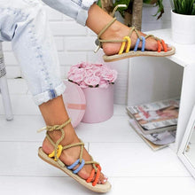 Load image into Gallery viewer, Roman Style Flat Sandals
