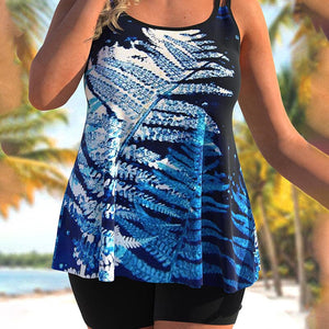 Multicolor Camisole Swimsuit