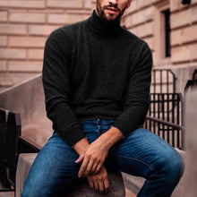 Load image into Gallery viewer, Long Sleeve Turtleneck Oversized Knit Sweater
