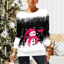 Load image into Gallery viewer, Christmas Print Raglan Sleeve Sweatshirt
