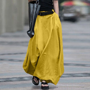 High Waist Slim All Match Long Dancing Skirt