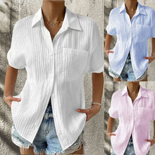 Load image into Gallery viewer, Lady Comfortable plain shirt with pockets
