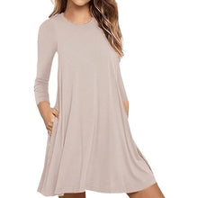 Load image into Gallery viewer, Long Sleeve Sweatshirt Travel Dress
