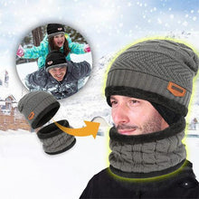 Load image into Gallery viewer, Warm Beanie Cap With Scarf
