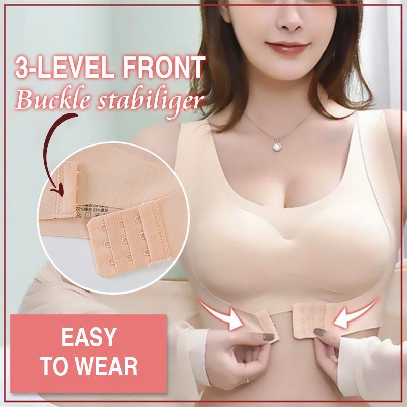 Seamless Front Buckle Support Bra Cozymoo