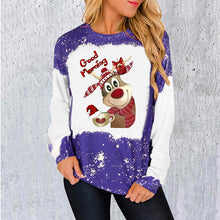 Load image into Gallery viewer, Christmas Crew Neck Print Sweatshirt

