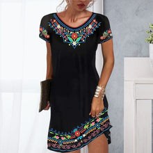 Load image into Gallery viewer, Black Ethnic Style Skirt
