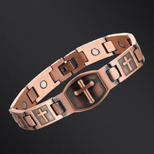 Load image into Gallery viewer, Magnetic Cross Bracelet
