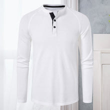 Load image into Gallery viewer, Men&#39;s Henley Casual Long Sleeve T-Shirts
