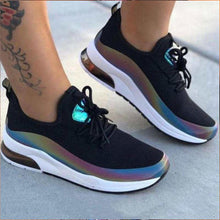 Load image into Gallery viewer, Colorblock Lace-up Breathable Sneakers
