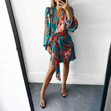 Load image into Gallery viewer, Lace Up Irregular Dress
