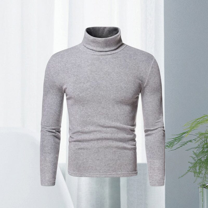 Turtleneck Solid Color Pullover Bottoming Sweater