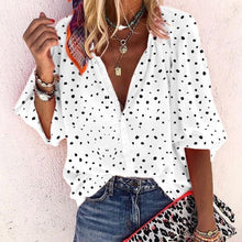 Load image into Gallery viewer, Polka Dot Chiffon Shirt
