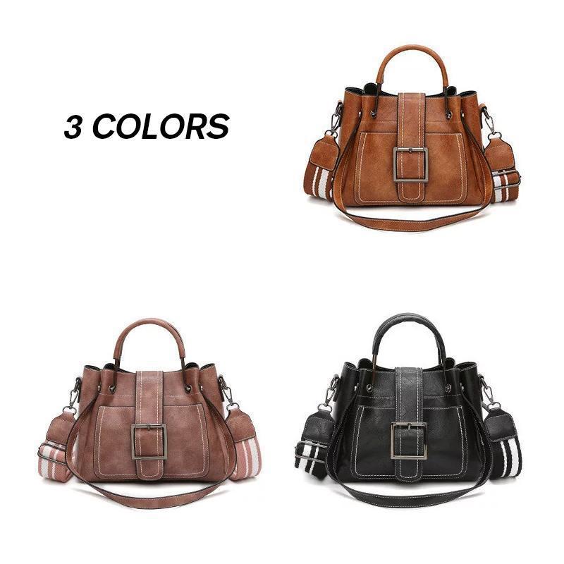 new Korean archaistic bucket bag