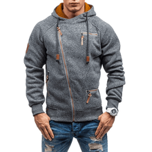 Load image into Gallery viewer, Men&#39;s Hooded Side Zip Cationic Sweatshirt
