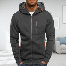 Load image into Gallery viewer, Mens Full-Zip Hooded Fleece Sweatshirt
