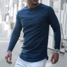 Load image into Gallery viewer, Round Neck Long Sleeve Slim Fit Solid Knit Sweater
