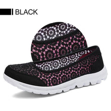 Load image into Gallery viewer, Women&#39;s Lace Screen Breathable Net Flat Shoes
