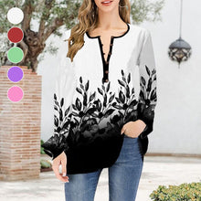 Load image into Gallery viewer, Open Collar Ruffle Sleeve Oversized T-Shirt
