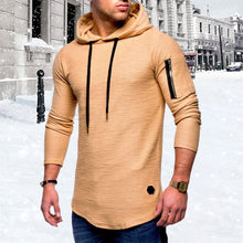 Load image into Gallery viewer, Men&#39;S Casual Hooded Solid Color Zipper Sweatshirts
