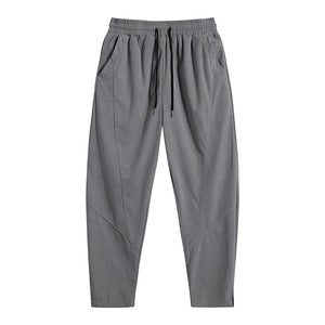 Corduroy Drawstring Harem Pants