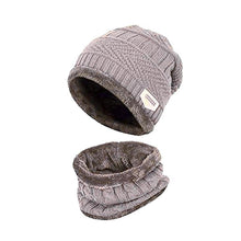 Load image into Gallery viewer, Warm Beanie Cap With Scarf

