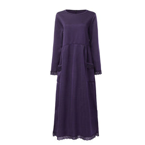 Lace Fleece Dress