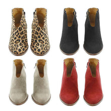 Load image into Gallery viewer, Women Fashion Zipper Booties
