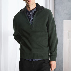 Hooded Knit Sweater Jacket