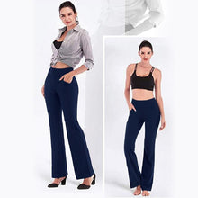 Load image into Gallery viewer, Women&#39;s High Waist and Flared Leg Yoga Pants
