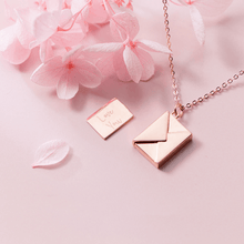 Load image into Gallery viewer, Metal Envelope Necklace
