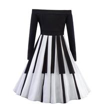 Load image into Gallery viewer, Off Shoulder Long Sleeve Dress
