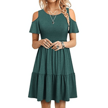 Load image into Gallery viewer, Short Sleeve Off Shoulder Dress
