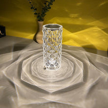 Load image into Gallery viewer, Rose Rays Crystal Diamond Table Lamp
