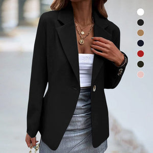 Solid Color One Button Suit