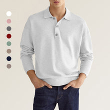 Load image into Gallery viewer, Men&#39;s Casual Loose Lapel Long Sleeve Polo Shirt
