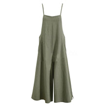 Load image into Gallery viewer, Women Casual Loose Solid Tank Jumpsuit
