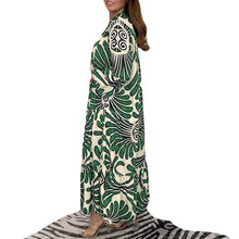 Load image into Gallery viewer, Printed Button Up Maxi Dress
