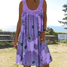 Load image into Gallery viewer, Women&#39;s Digital Printing Sexy Suspenders Loose Lace Casual Dress
