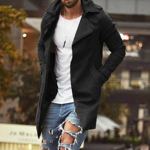 Mens Slim Fit Trench Coat