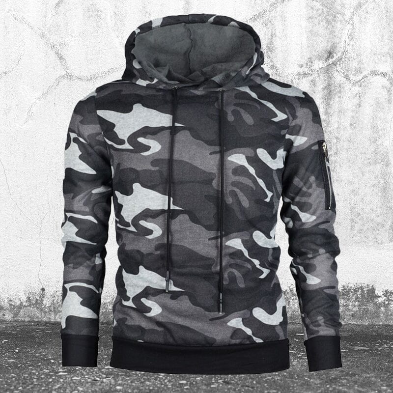 Camouflage Hooded Sweatshirt