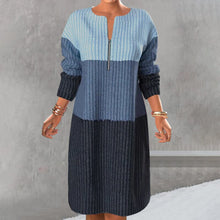Load image into Gallery viewer, Zip Colorblock Dress
